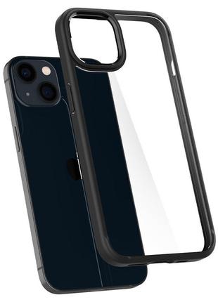 Чехол оригинальный противоударный spigen ultra hybrid acs03523 для iphone 13/14 (6.1") matte black