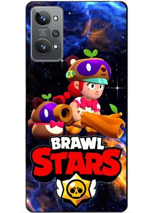 Силиконовый чехол бампер для realme gt2 с героем космический бравл джесси