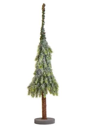 Новогодняя искусственная декоративная елка "хвойное произведение" 37 см, штучна ялинка, декор на новый год