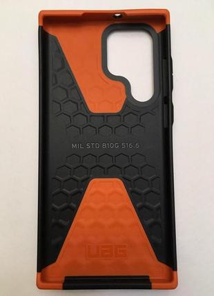 Чохол оригінальний протиударний uag civilian original (21344d124040) для samsung galaxy s22 ultra (6.8") black5 фото