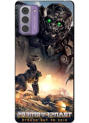 Силиконовый чехол бампер для nokia g42 с рисунком эйплинк звероботы трансформеры transformers