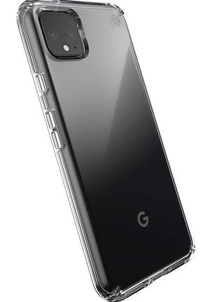 Чохол протиударний прозорий з антимікробним покриттям speck presidio stay clear для google pixel 4 xl (6.3")