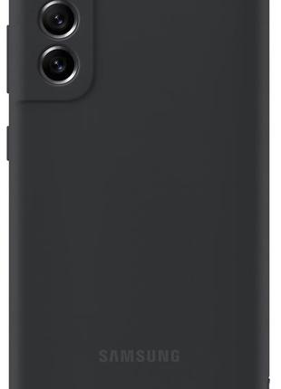 Чехол силиконовый оригинальный silicone cover ef-pg990tbegru для samsung galaxy s21 fe (6.4") black