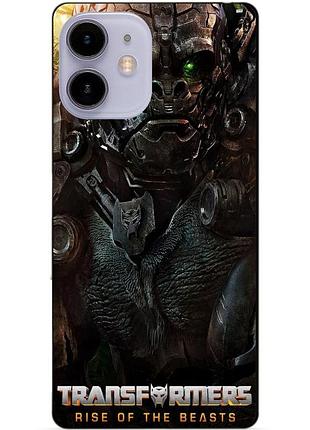 Силиконовый чехол бампер для iphone 11 с рисунком оптимус праймал звероботы трансформеры transformers