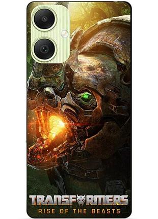 Силиконовый чехол бампер для samsung a05 с рисунком райнокс звероботы трансформеры transformers
