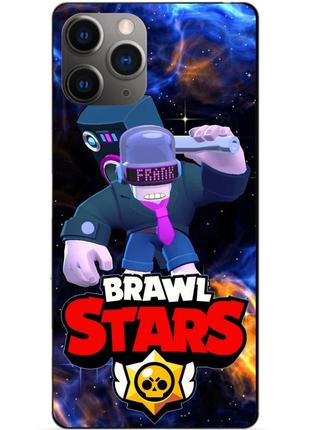 Силиконовый чехол бампер для iphone 11 pro с героем космический бравл фрэнк