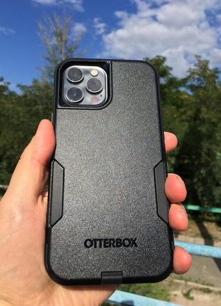 Чохол подвійний протиударний otterbox commuter series для iphone 12 pro max (6.7") black6 фото