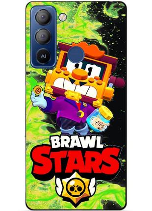 Силіконовий бампер чохол для tecno pop 5 lte з героєм бравл гриф