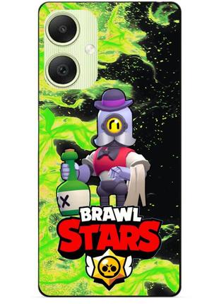 Силиконовый чехол бампер для samsung a05 с героем бравл барли