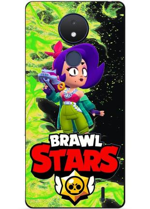 Силиконовый чехол бампер для nokia c21 с героем бравл лола