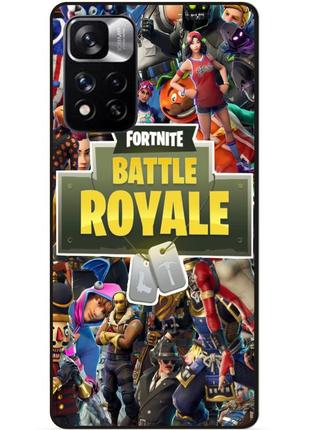 Силиконовый чехол бампер для xiaomi redmi note 11 pro plus 5g игра fortnite фортнайт