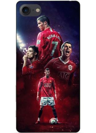 Силіконовий чохол бампер для iphone se 2 2020 з малюнком ronaldo mu роналдо
