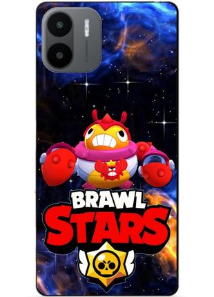 Силиконовый чехол бампер для xiaomi redmi a2 / a1 с героем космический бравл  тик