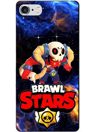 Силіконовий бампер чохол для iphone 6 з героєм космічний бравл бо