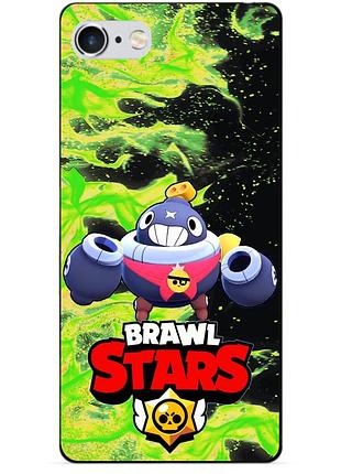 Силіконовий бампер чохол для iphone 6 з героєм бравл тік