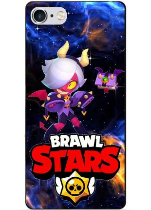 Силіконовий бампер чохол для iphone 6 з героєм космічний бравл колетт