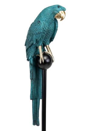 Статуетка "папуга грін", зелена2 фото