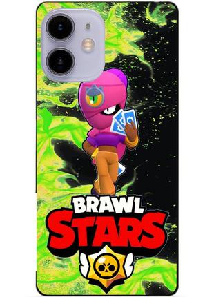 Силиконовый чехол бампер для iphone 11 с героем бравл тара