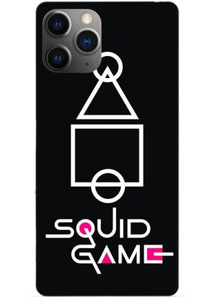 Силиконовый чехол бампер для iphone 11 pro  игра в кальмара