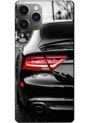 Силиконовый чехол бампер для iphone 11 pro max с рисунком audi ауди машина авто