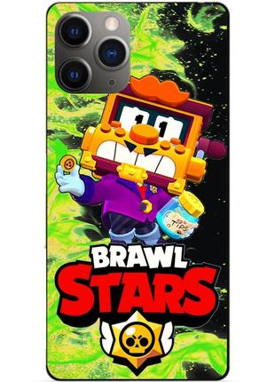 Силиконовый чехол бампер для iphone 11 pro max с героем бравл грифф