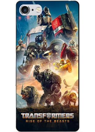 Силіконовий чохол бампер для iphone 6 з картинкою звіробої трансформери transformers