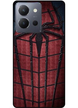 Силиконовый чехол бампер для vivo y36 с картинкой человек паук spider man