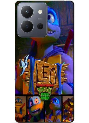 Силіконовий чохол бампер для vivo y36 з малюнком лео leo черепашки ніндзя