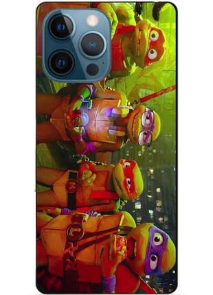 Силиконовый чехол бампер для iphone 13 pro max черепашки ниндзя