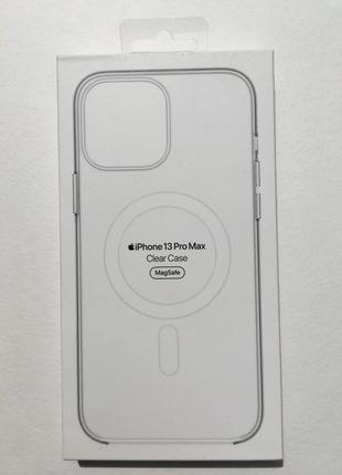 Чохол прозорий clear case mm2y3ze/a magsafe (original) оригінал для apple iphone 13 pro max (6.7") clear2 фото