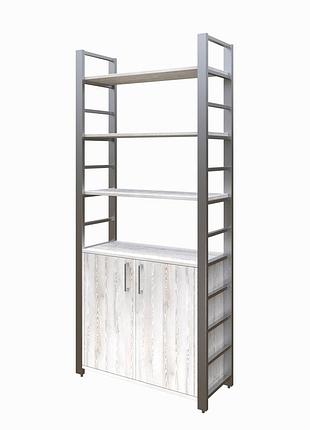 Стеллаж металлический loft details mm-190-1 сосна лофт белая