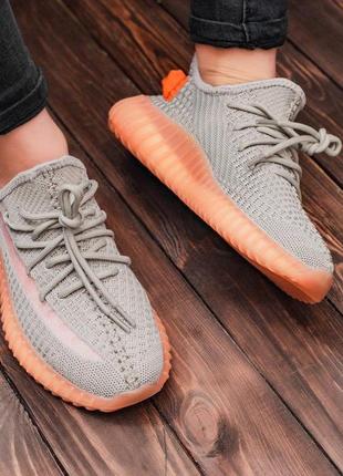 Adidas yeezy 350 boost v2 grey adidas sply жіночі кросівки адідас ізі 350 сплай літні3 фото