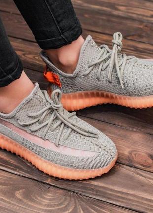 Adidas yeezy 350 boost v2 grey adidas sply жіночі кросівки адідас ізі 350 сплай літні4 фото