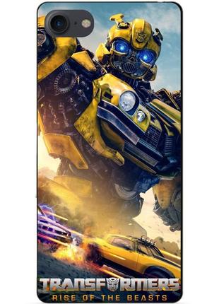 Силиконовый чехол бампер для iphone 7 с рисунком bumblebee бамблби трансформеры