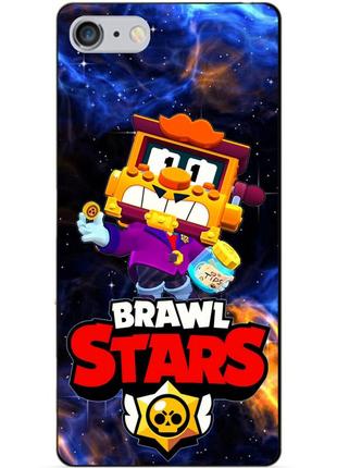 Силиконовый чехол бампер для iphone 6 plus с героем космический бравл грифф