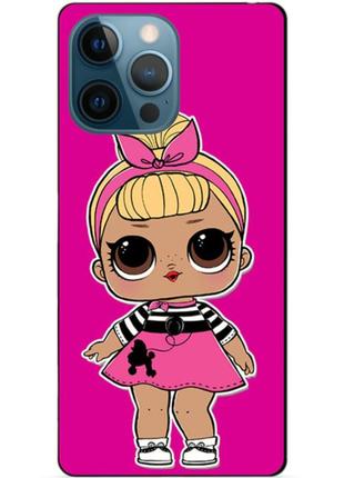 Силиконовый чехол бампер для iphone 12 pro max с рисунком кукла lol