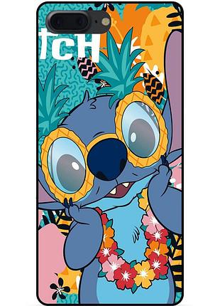 Силіконовий бампер чохол для iphone 7 plus з малюнком стіч stitch