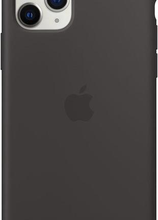 Чехол оригинальный силиконовый silicone case mx002zm/a (original) для apple iphone 11 pro max (6.5") black5 фото
