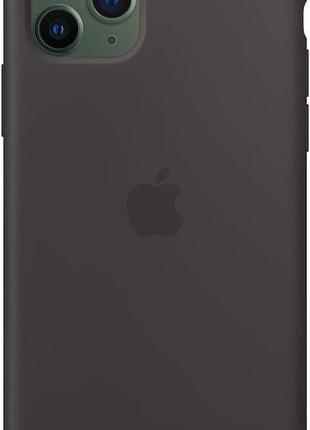 Чехол оригинальный силиконовый silicone case mx002zm/a (original) для apple iphone 11 pro max (6.5") black