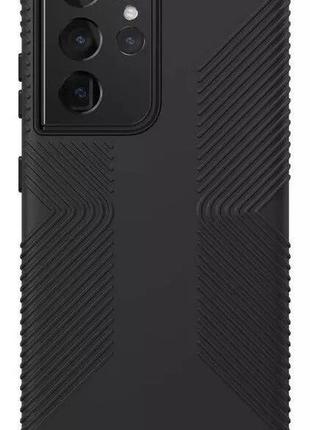 Чехол противоударный с антимикробным покрытием speck presidio2 grip для samsung galaxy s21 ultra (6.9") black