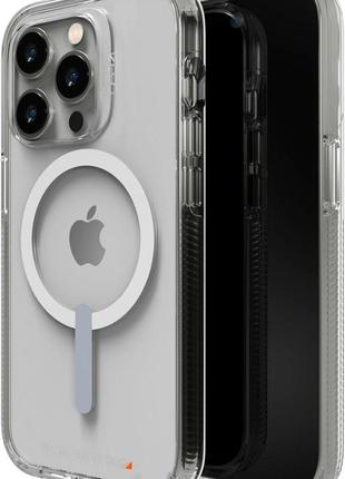Чехол прозрачный противоударный gear4 crystal palace magsafe для apple iphone 13 pro (6.1") clear