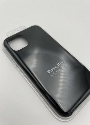 Чехол оригинальный силиконовый silicone case mwyn2zm/a (original) для apple iphone 11 pro (5.8") black5 фото