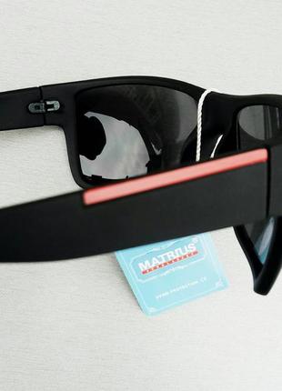 Matrius окуляри чоловічі сонцезахисні чорні6 фото