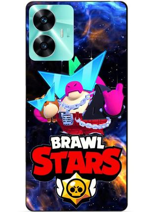 Силіконовий бампер чохол для realme c55 з героєм космічний бравл базз