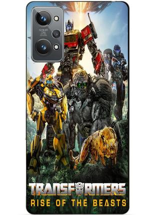 Силіконовий чохол бампер для realme gt2 зверобати трансформери transformers