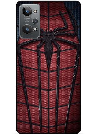 Силиконовый чехол бампер для realme gt2 с картинкой человек паук spider man