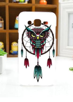 Силіконовий чохол бампер з малюнком для samsung galaxy core 2 g355 ловець снів сова