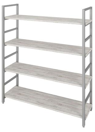 Стеллаж металлический loft details m-126-2 сосна лофт белая