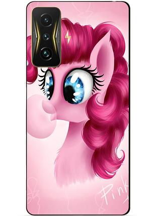 Силиконовый чехол бампер для xiaomi poco f4 gt с рисунком пони пинки пай  мой маленький пони