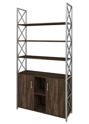 Стеллаж металлический loft details xx-191-2 венге винтаж